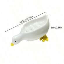 Decorative Soap Dish, Suitable For Kitchen And Bathroom Countertop Storage, Non-Slip Draining Soap Holder Container, Bathroom Accessory - A - View 2