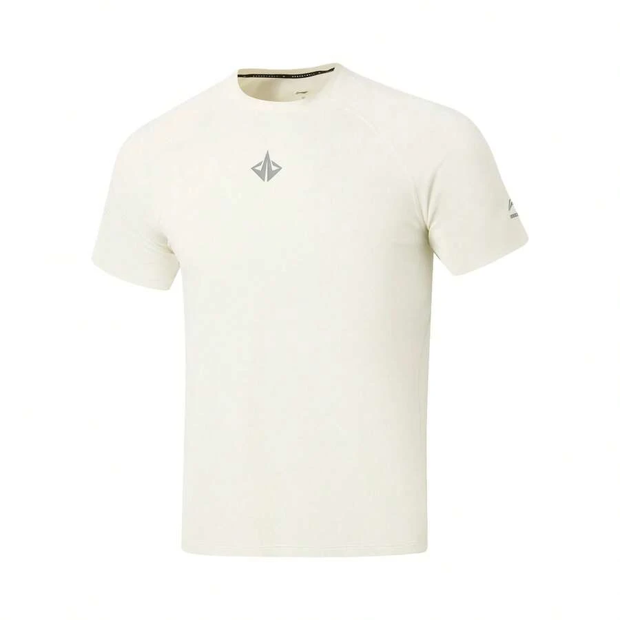 LI-NING Jimmy Butler Short Sleeve T-Shirts Men's Short Sleeve T-Shirts ATSW053 Legit Official Store - Milky - View 1