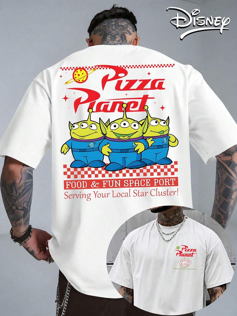 Disney Men T-Shirts - White - View 1