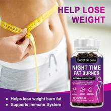GREENPEOPLE Night Time Fat Burner Pills Weight Loss Support Metabolism Supplement - 120 Pcs - View 1