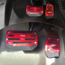 2 Sets Non-Slip Car Pedal Set - Alloy Brake, Accelerator, Clutch Pedals - Suitable For Sedan, SUV, ATV - Automatic Transmission Replacement Kit, Non-Slip Rubber Foot Pads, Durable Foot Pedals | Ergonomic Foot Pedals | Durable Foot Pedals New Model - A - View 3