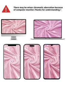 1/4/6 piezas Fundas elásticas de unicolor simple para cojín de asiento de silla - Rosa - Ver 8