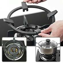 Carbon Steel Wok Support Pan Holder Ring Cook Top Stand Gas Hob Rack Cooker - View 3
