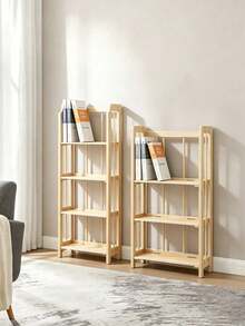 Cedar Bookshelf With Multiple Size Options. Compact And Space‑Saving, It Provides Layered Storage For Books And Sundries. Sturdy And Durable, Suitable For Both Desks And Countertops. - Multiple Specifications - View 10