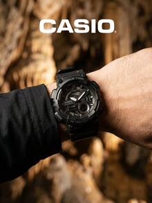 Casio Jam Tangan Pria Digital & Analog dengan Fitur Waktu Dunia, Tali Resin, Beberapa Alarm, Memo Jarak Jauh, Fungsi Praktis, Cocok untuk Berkemah di Luar Ruangan, Perjalanan, Latihan Kebugaran Harian, dan Pakaian Kasual - Satu-Ukuran - View 2