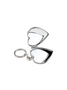 1pc Floral Portable Double-Sided Folding Makeup Mirror, Daily Makeup Mirror With Lanyard Keychain, Mini Pocket Mirror, Multi-Color Compact Mirror For Commuting, Business Trip, Travel, Anti-Drop Shell Magnifying Mirror, Can Be Hung On Bag - Multicolor - View 7