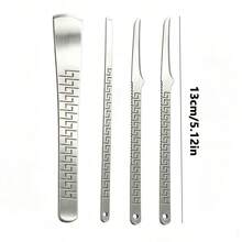 4-Piece Pedicure Set, Stainless Steel Foot File For Sole, Callus And Foot Care. Toenail Clipper, Suitable For Home And Salon Use, Daily Foot Care Tool - Pedicure Set - View 4