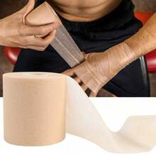 2pcs New Sports & Outdoor Supplies Comfortable Grip Film Sports Accessories Tennis Badminton Racket Cover Rubber Bandage Sports Tape Badminton Racket Handle Grip Racket Accessories - Beige - View 3