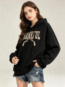 Women Sweatshirts & Hoodies - 黑色 - 查看 1