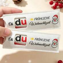 Christmas Felt Duplo Chocolate Bar Gift Sleeve, Christmas Party Favor Bag - View 2