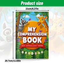 Reading Comprehension And Short Sentence Understanding Workbook, Combining Word And Image Recognition For Intelligent Thinking Activities, Cultivating Reading Ability Through Fun Exercises, Suitable For Interactive Learning At Home And School - Alphabet Book - View 3