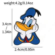 1pc Disney Cute Cartoon Creative Personality Mickey Minnie Metal Badge Donald Duck Brooch Accessory Pin - View 15