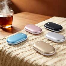 Portable Hand Warmer Rechargeable Pocket Heater Function USB Charging Heater Hand Warmer 2600mAh*2 Large Capacity USB Pocket - 5200mAh - View 12