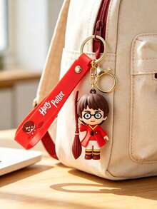 Warner Bros Harry Potter 3D Soft Rubber Keychain Chibi Figure, Suitable As Birthday Gift For Guests, Also As Birthday Gift Or Halloween Party Small Surprise, Adding Joyful Atmosphere To The Occasion - Multicolor - View 12