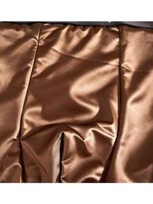 4pcs Luxury Silk-Like Satin Flat Briefs, Smooth & Cool Solid Color Men's Underwear, Lightweight Summer - Multicolor - View 4