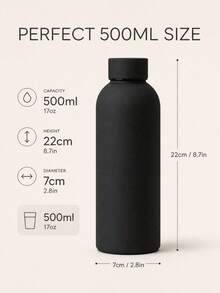 1個 500ml/16.9oz 保溫隨行杯附手把,大容量不鏽鋼水壺,適合戶外運動 - 彩色 - 查看 12