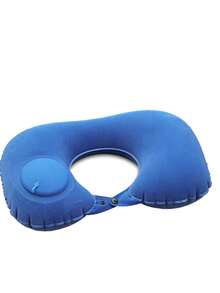 Portable Inflatable Neck Pillow For Travel, Folding Travel Necessities, Providing Neck Support, Suitable For Sedentary People, Camping, Traveling Tents, Outdoor Business Trips, Office Naps, Airplanes, Train Carriages, Learning And Driving. - Multicolor - View 9
