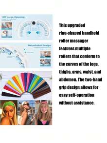 Cellulite Massager - Lymphatic Detox Massager - Muscle Roller, Deep Fascia Massage, Eliminate Cellulite, Suitable For Legs/Thighs/Buttocks - Massage Tools - View 9