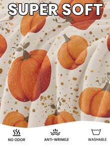 1pc Autumn Flannel Blanket, Single-Sided Print, Soft And Lightweight, Cartoon Pattern, Comfortable And Easy To Care, Multi-Purpose Blanket, Suitable For Bedroom, Sofa, Study And Dorm, Room Decor, Autumn Home Decor, Ideal Autumn Gift, Perfect Birthday Gift - Multicolor - View 6