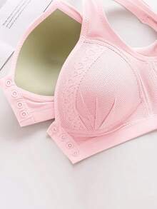 Women Bras & Bralettes - Burgundy - View 3
