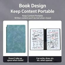 Portable A4 Whiteboard Notebook, Erasable Sketchpad, Writing Board For Math Notes, Drawing And Painting - A4 - View 4
