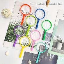 [10pcs Magnifying Glass] 10pcs Durable Portable Colorful Plastic Handheld Magnifying Glass, Suitable For Science Experiments, Outdoor Exploration And Educational Activities - A - View 2
