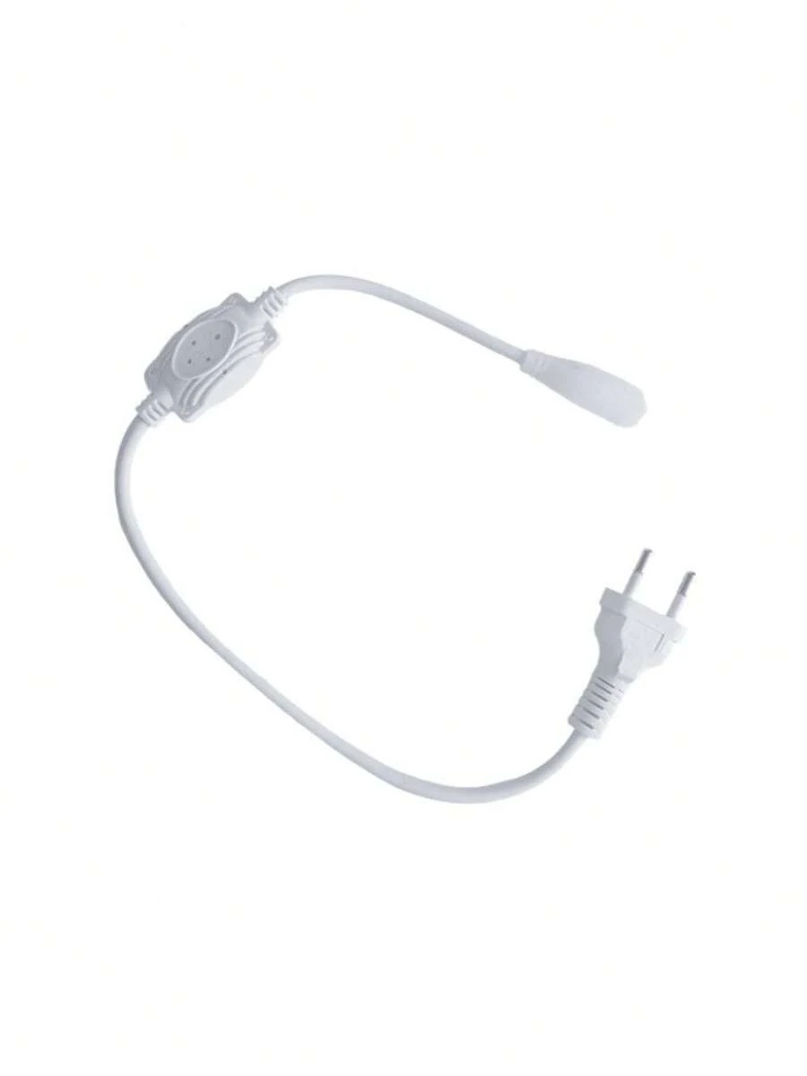 CABO P/FITA LED COB 8MM 220V 2P - Branco - Visão 1