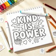 1 Pc Positive Quotes Spiral Coloring Book, Comfortable And Natural Adult Coloring Book, Blood And Easy Coloring Book For Adults, Intricate Patterns To Help Reduce Stress And Relax, 22 Single-Sided Pages, Perfect For Birthday And Holiday Gifts - Single Piece - View 4