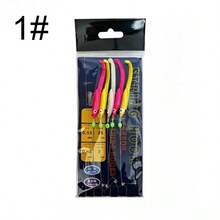 Eel String Hook, Five Hooks Per String, Soft Lure Eel Sabiki Lure Set, Marine Fishing Line Hook, With Barbed Metal Connector - Multicolor - View 14
