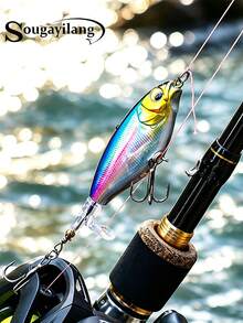 5PCS Lure Long Cast Floating Lure Set Freshwater Fishing Snakehead With Propeller Lure - Multicolor - View 5