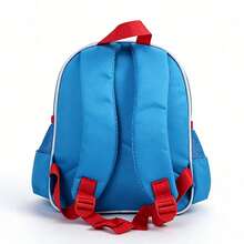 Mesuca Mini Storage Backpack Marvel Captain America Print Design Blue Red White Color Scheme Waterproof Fabric Adjustable Shoulder Strap Lightweight Daily Short-Distance Carry 1pc - View 5