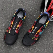 Men's New Professional Road Cycling Shoes, Professional Racing Cycling Shoes, Carbon Fiber Professional Sole, Ultra-Light Road Cycling Shoes - Black - View 3