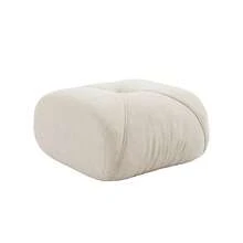 Elowin Ottoman Chenille-Light Beige - Beige - View 5