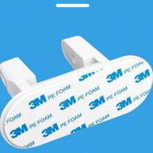 1/2pcs Door Handle Lock, Child Safety Lock, Durable ABS Material With Adhesive Backing, Adult One-Handed Operation Without Tools - A - View 4
