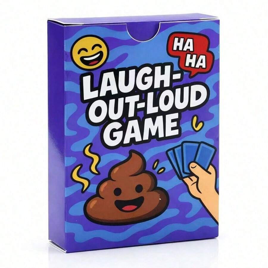Haha Laughing Game, A Fun And Entertaining Card Game Suitable For The Whole Family, Easy To Learn - Royal Blue - View 1