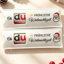 Christmas Felt Duplo Chocolate Bar Gift Sleeve, Christmas Party Favor Bag - View 4