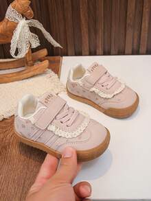 Sepatu Olahraga Bayi untuk Berjalan, Motif Baru Musim Semi/Gugur 2026, Sepatu Kasual Anti Benturan dengan Sol Lembut dan Bernapas - Berwarna merah muda - View 2