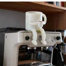 3/1pc Exquisite Movable Coffee Cup, Cute Coffee Bean, Moka Pot, Chocolate Mini Model Decor, Suitable For Cafe, Living Room, Bedroom, Study, Bar, Home Decoration, Creating A Relaxed And Cozy Atmosphere Stylish Display Model - Material Upgrade - View 6
