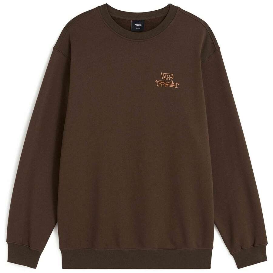 Vans Men Sports & Outdoor Hoodies & Sweatshirts - Brown - View 1