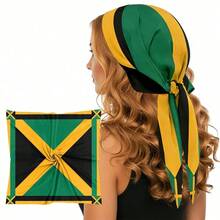 Head Scarf For Women - Fashion Silk-Like Neck Bandana Hair Wrap, Style Beautiful Accessory For DressSummer Sunscreen Accessories, Vacation - Multicolor - View 3