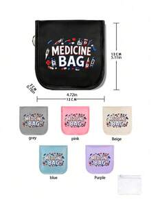 Portable Mini Transparent Pill Box With Medicine Package Pattern, Leak-Proof Multi-Compartment Pill Organizer, Outdoor Travel Pill Box, 3-Compartment Daily Medication Organizer, Compact Pocket Pill Storage Box, Suitable For Storing Vitamins, Daily Medications, Capsules, Tablets And Small Supplements, Practical Travel Essential For Outdoor Camping, Vacation And Business Trips, Gift For Students, Doctors, Family And Friends, Waterproof And Moisture-Proof Pill Box, Easy To Put In Handbag, Backpack And Pocket, Emergency Rescue Pill Box, Back To School, Teacher's Day, Christmas Gift - Multicolor - View 11