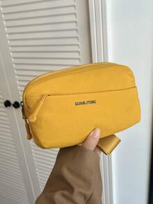 1pc Teenager Sports Casual Shoulder Bag Zipper Closure Crossbody Bag Outdoor Multi-Pocket Lightweight Chest Bag Suitable For All Seasons Daily Use - A - View 5