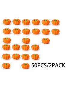 50/2 Packs, Pumpkin Shaped Erasers, Suitable For Halloween Baby Shower Party Favors, Baby Shower Return Gifts, Baby Shower Decorations, Baby Shower Supplies, Halloween Decorations, Fun Mini Erasers - Multicolor - View 10