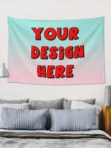 1pc 30th Birthday Customized Tapestry, Personalized Photo Wall Hanging, Birthday Party Backdrop, Pink Celebration Decor, Birthday Gift For Female Friend And Family - Multicolor - View 7