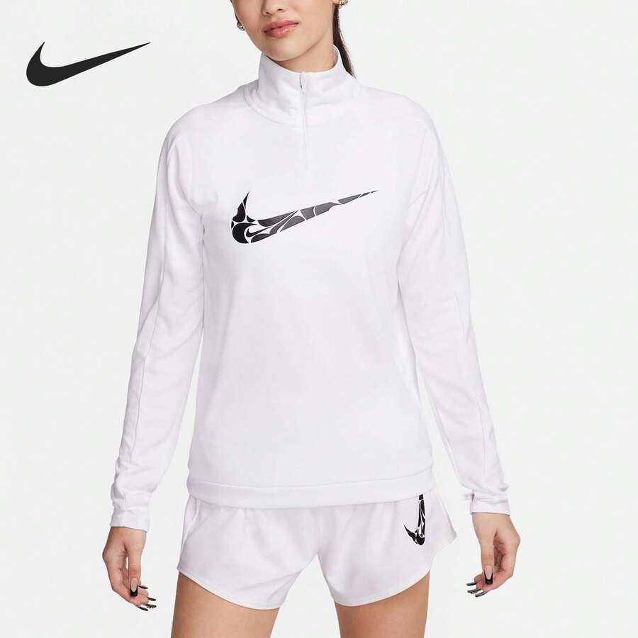 Nike Genuine New Women's Running Training Breathable Long Sleeve Sports T-Shirt FN2637-100 - FN2637-100 - View 1