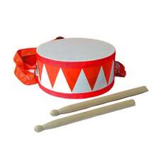 6 Inch Wooden Small Drum War Drum Teaching Aid Percussion Drum School Performance Instrument Orff Children Percussion Instrument - Multicolor - View 7
