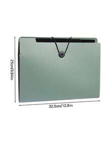 1pc/2pcs 8-Slot A4 File Folder, Large Capacity Document Storage Box, Minimalist Portable Multi-Layer File Organizer - A - View 8