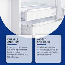Refrigerator Drawer Adhesive, Convenient Nail-Free Strong Bonding Glue For Refrigerator Interior, Multi-Purpose Glue For Home Daily Use, Easy And Fast, Saves Effort, High-Quality Gift For Friends And Family On Holidays - A - View 7
