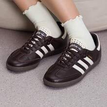 Adidas SAMBA OG W Low-Top Sneakers - Coffee Brown - View 3