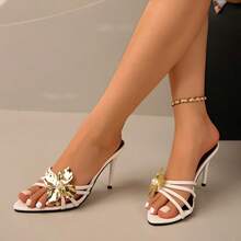 Women Heeled Sandals - 白色 - 查看 3